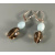 Faceted Smoky Quartz with Amazonite Earrings