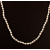 White Pearl Necklace with Aquamarines