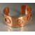 Copper Cuff with Textured Washers