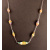 Rolled Blue Polymer Bead Chain Necklace