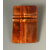 Folded Copper Rectangular Brooch