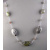 Labradorite, Moonstone and Polymer Abalone Chain Necklace