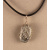 Polished stone in Fine Silver Net