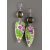 Field of orchids earrings